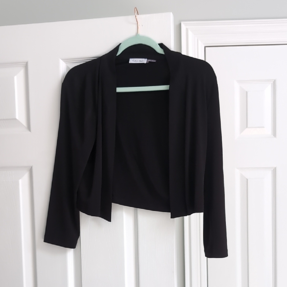 Calvin Klein Elegant Black Cardigan